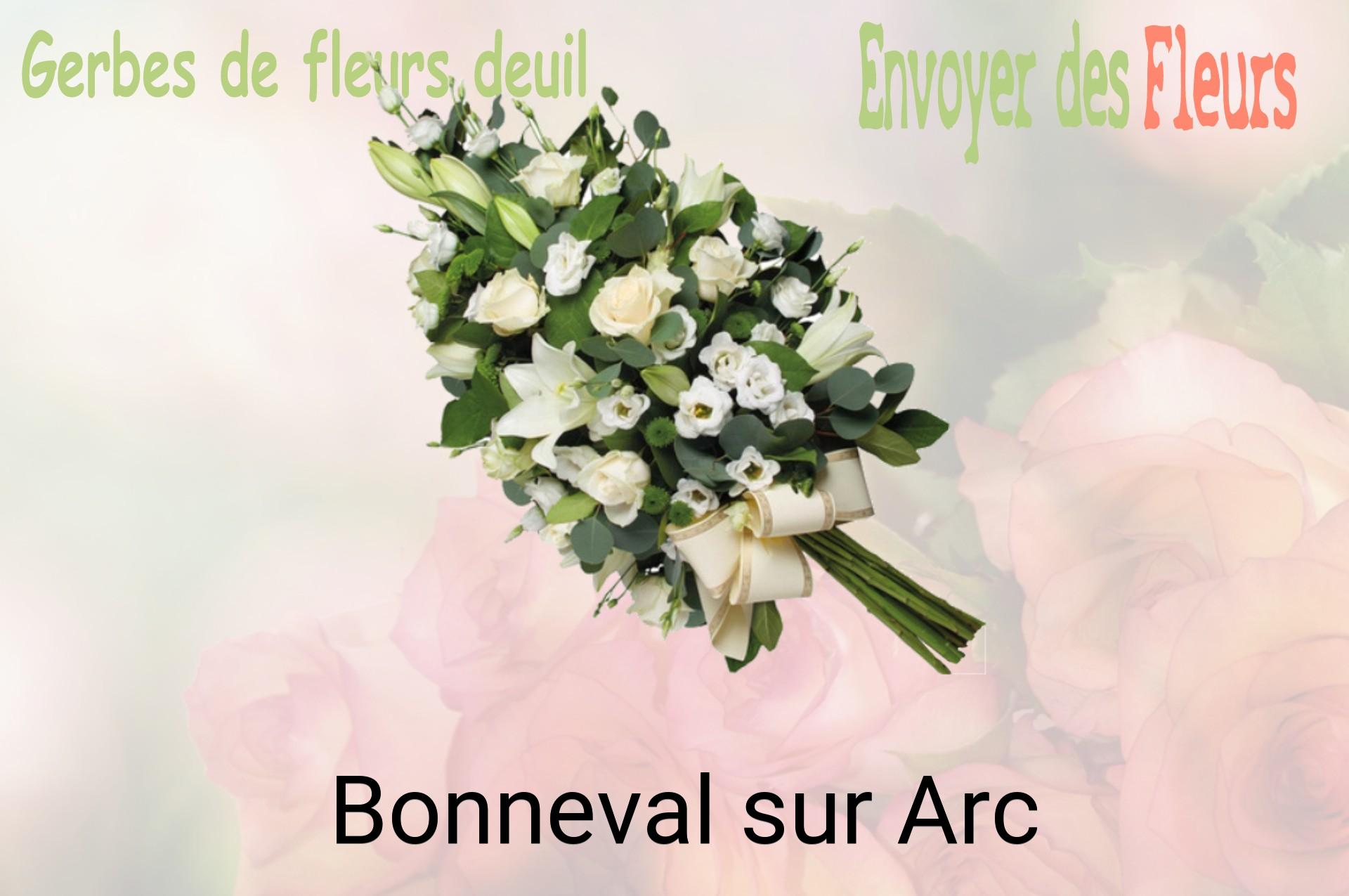 Gerbe de fleurs de deuil livrée à Bonneval-sur-Arc
